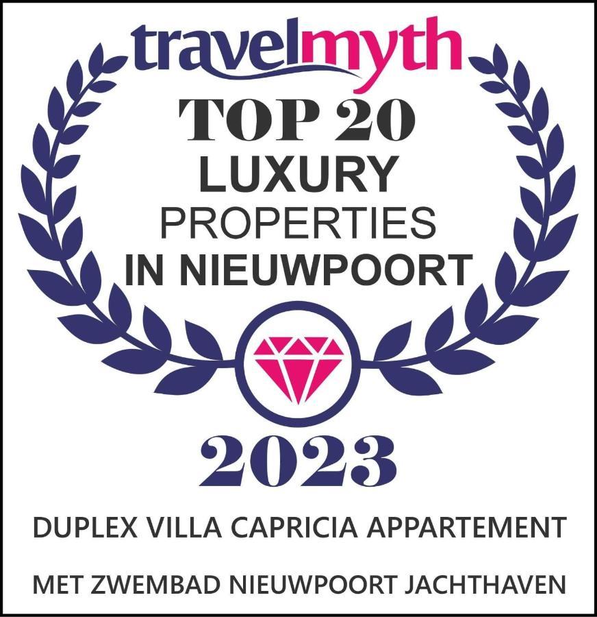 Duplex Villa Capricia Appartement Met Zwembad Nieuwpoort Jachthaven Exteriör bild